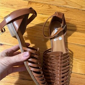 Brown Strappy Sandals